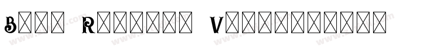 Bord Regular Version字体转换